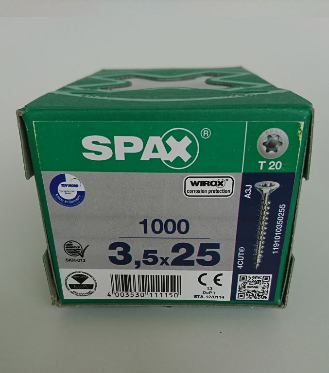 Original ABC SPAX Senkkopf Schrauben Original ABC SPAX Senkkopf Schrauben