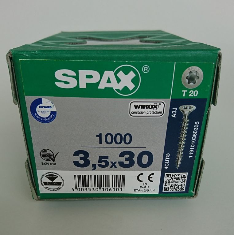 Original ABC SPAX Senkkopf Schrauben Original ABC SPAX Senkkopf Schrauben