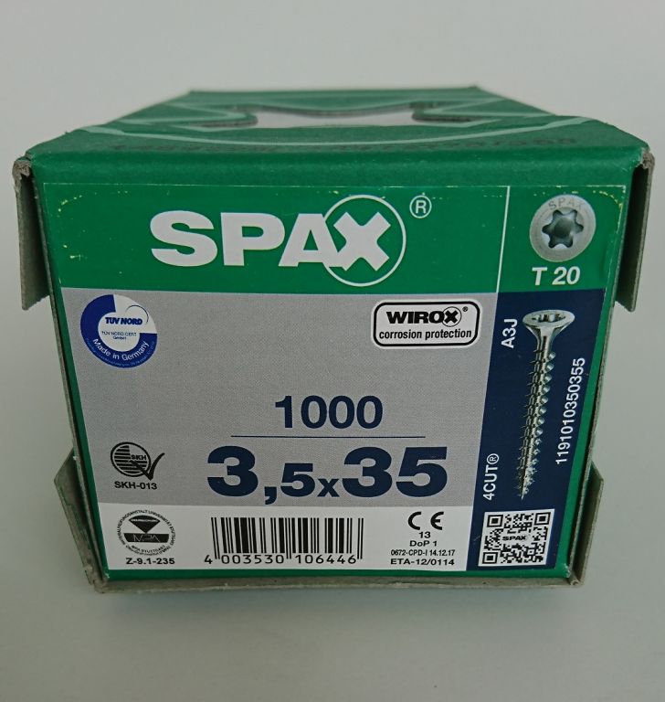 Original ABC SPAX Senkkopf Schrauben Original ABC SPAX Senkkopf Schrauben