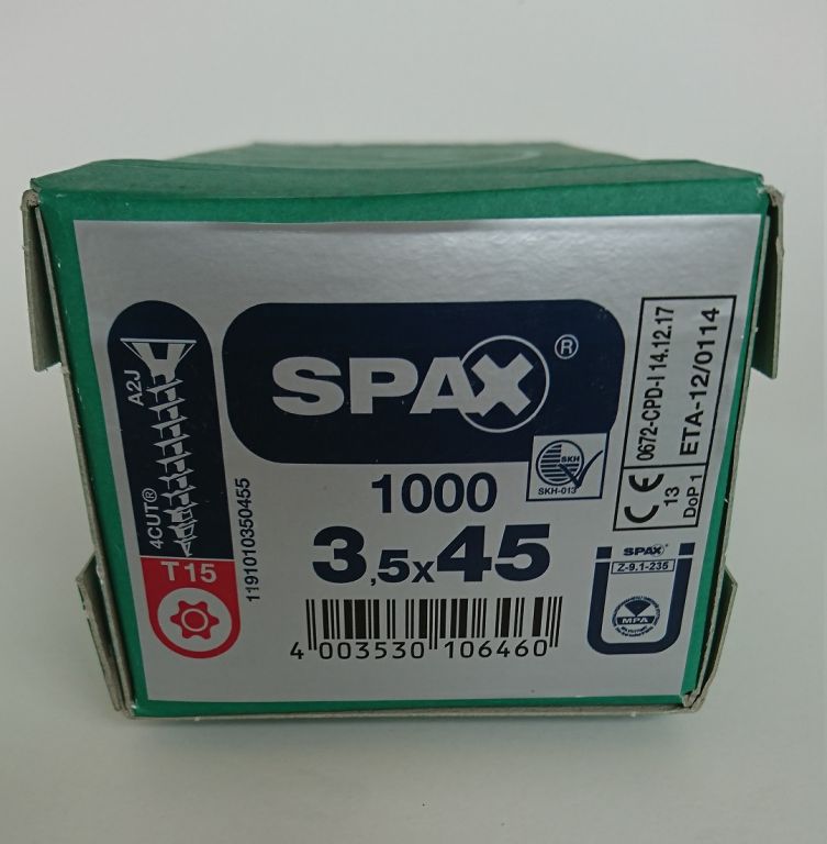 Original ABC SPAX Senkkopf Schrauben Original ABC SPAX Senkkopf Schrauben